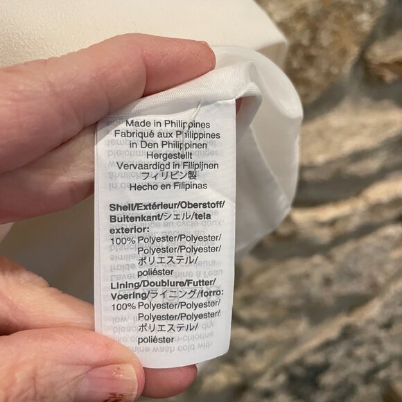 J Crew 365 Ivory Crepe Boxy Crop Tailored Top size 6 - Picture 9 of 9